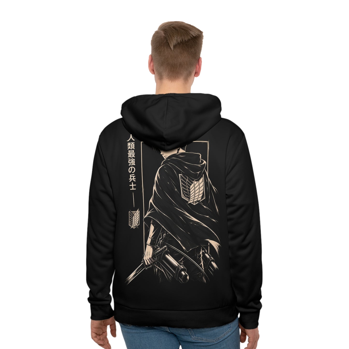 Scout Regiment Anime Hoodie — Levi Ackerman Inspired Survey Corps Design