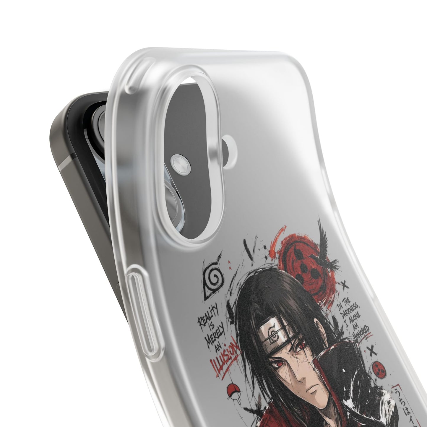 Itachi Uchiha Anime Phone Case - Naruto Akatsuki Art Flexible iPhone Cover