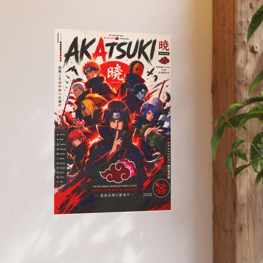 Akatsuki Anime Poster — Group Art Satin/Matte Print