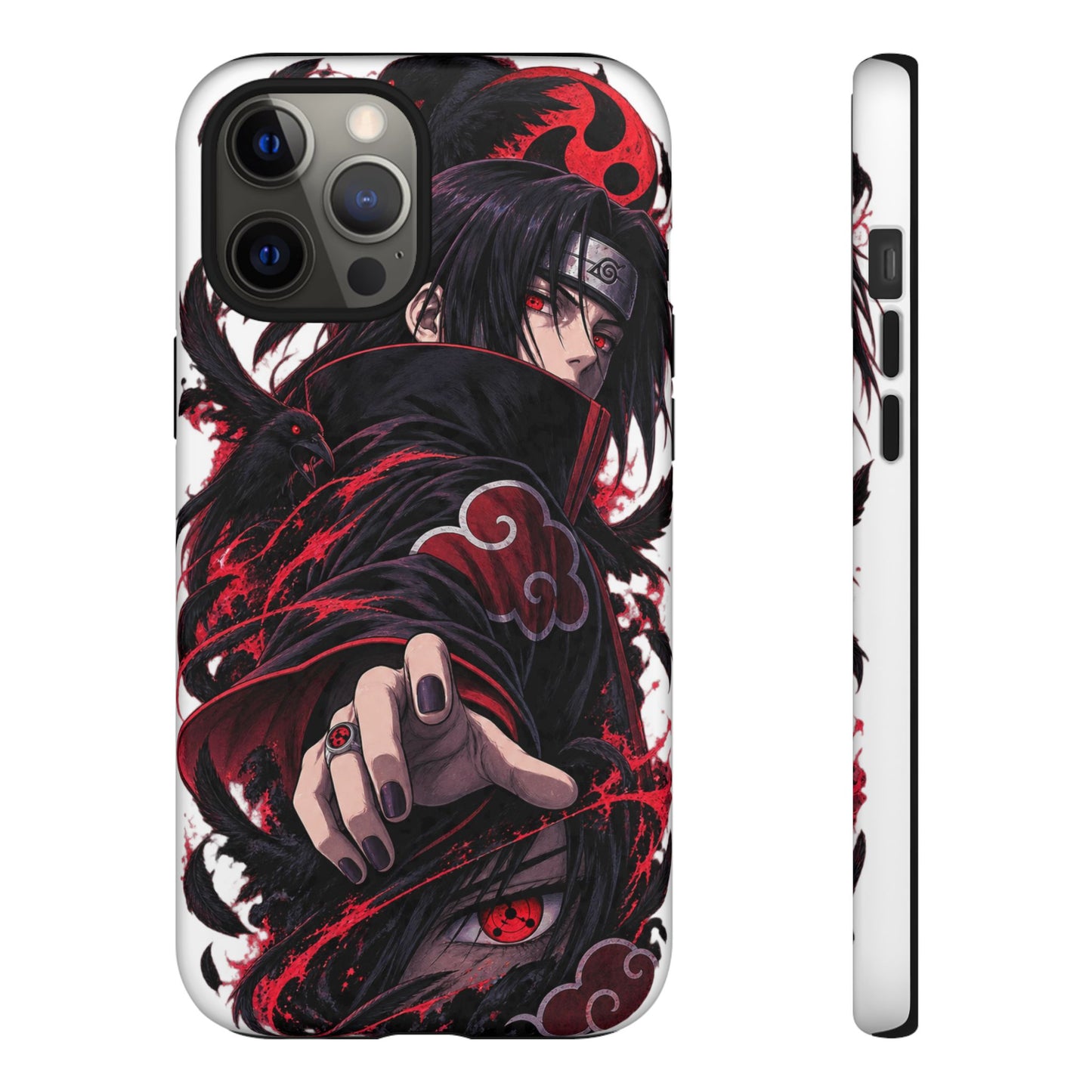Itachi Uchiha Anime Phone Case — Akatsuki Sharingan Tough Case