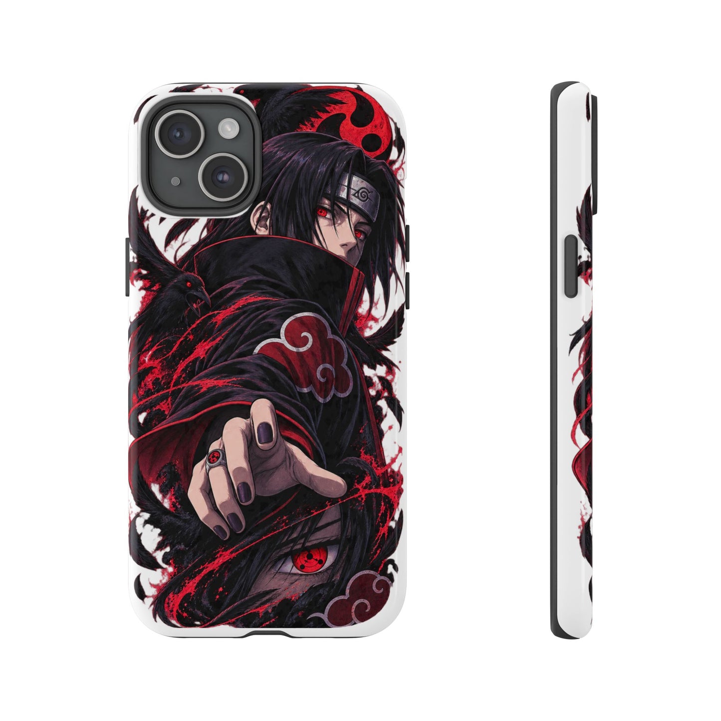 Itachi Uchiha Anime Phone Case — Akatsuki Sharingan Tough Case
