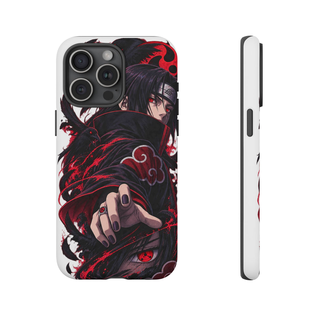 Itachi Uchiha Anime Phone Case — Akatsuki Sharingan Tough Case