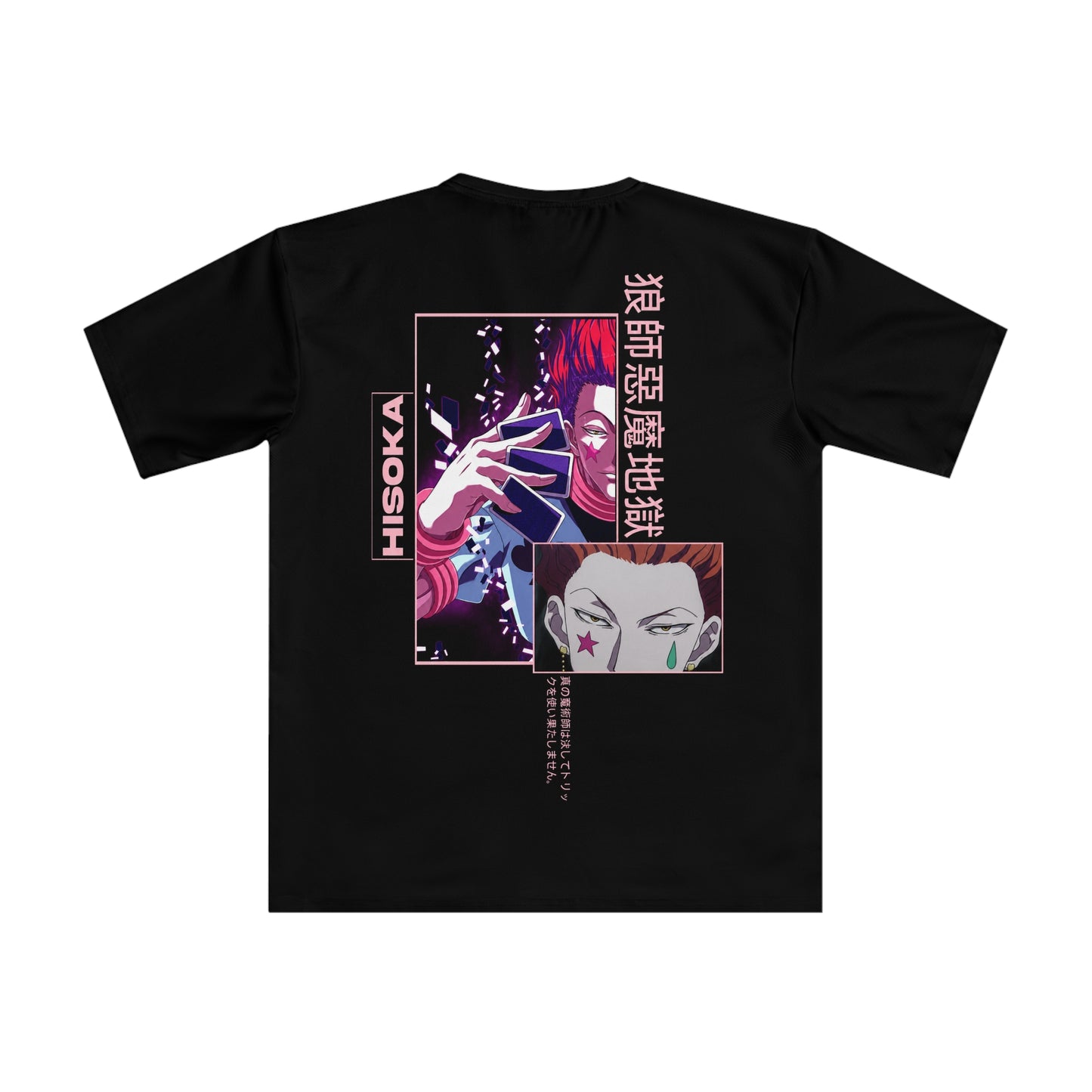 Hunter x Hisoka Anime Graphic T-Shirt — Retro Cyberpunk HXH Aesthetic