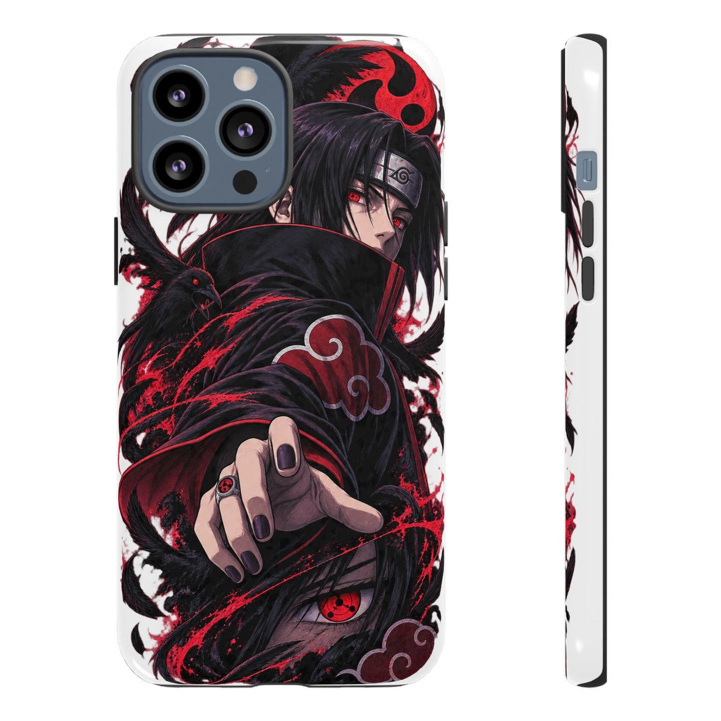 Itachi Uchiha Anime Phone Case — Akatsuki Sharingan Tough Case