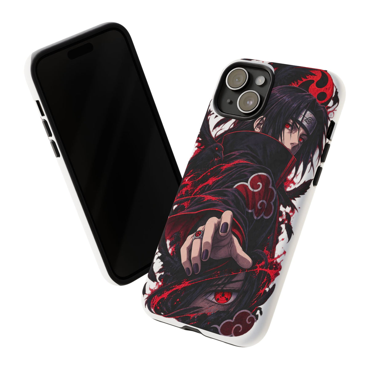 Itachi Uchiha Anime Phone Case — Akatsuki Sharingan Tough Case
