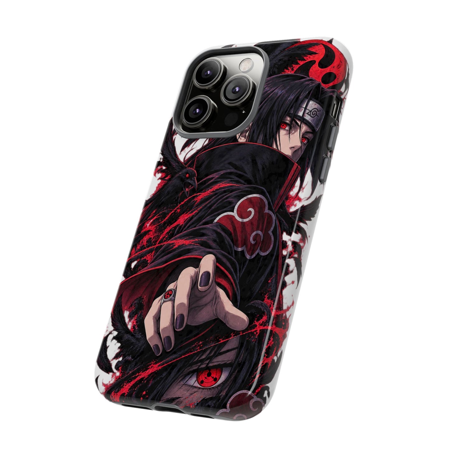 Itachi Uchiha Anime Phone Case — Akatsuki Sharingan Tough Case