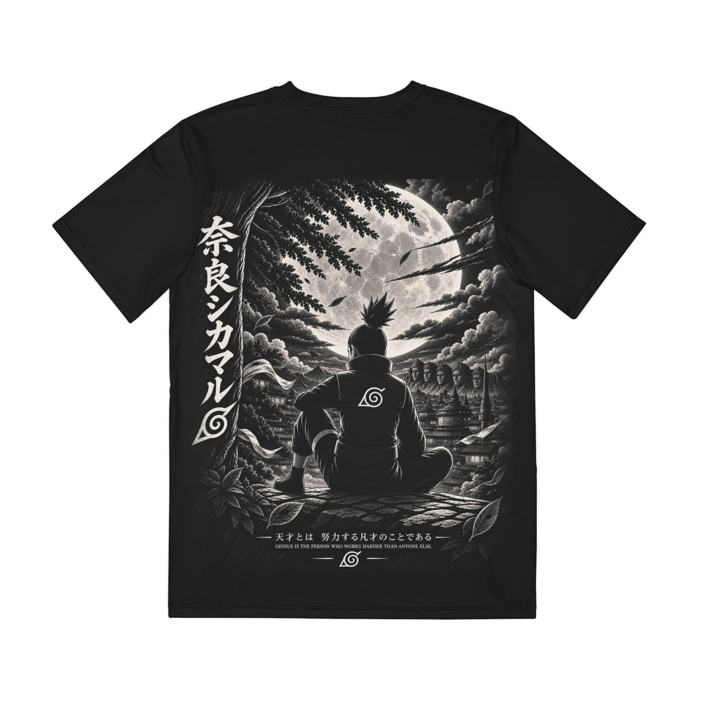 Shadow Strategist — Shikamaru Ninja Silhouette Anime T-Shirt