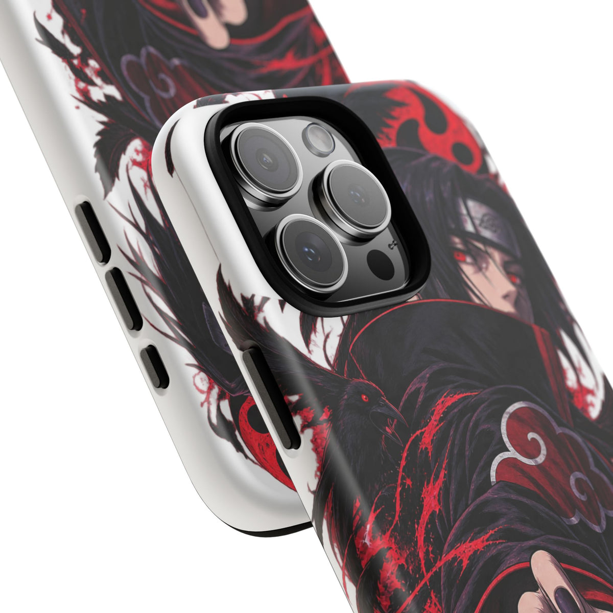 Itachi Uchiha Anime Phone Case — Akatsuki Sharingan Tough Case