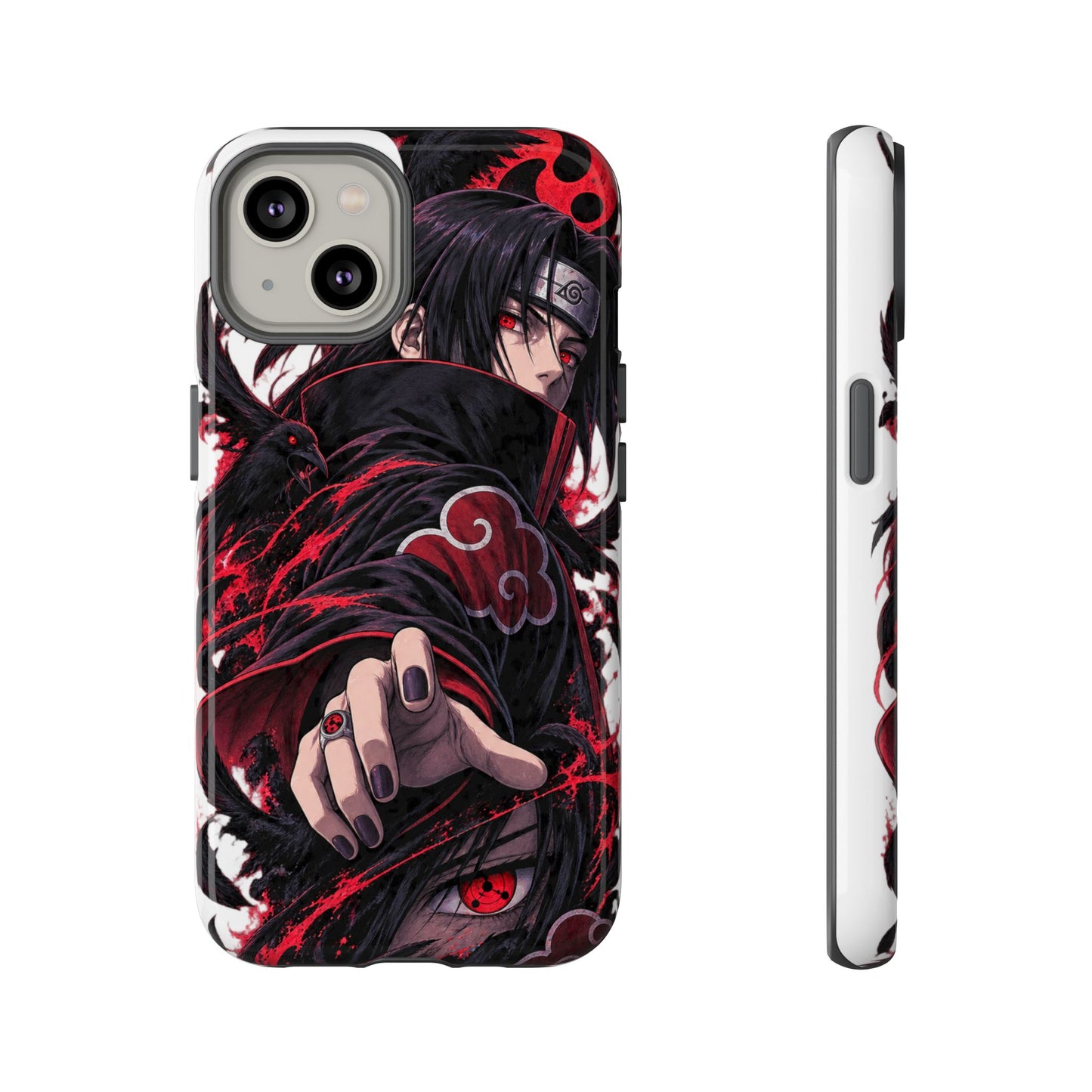Itachi Uchiha Anime Phone Case — Akatsuki Sharingan Tough Case