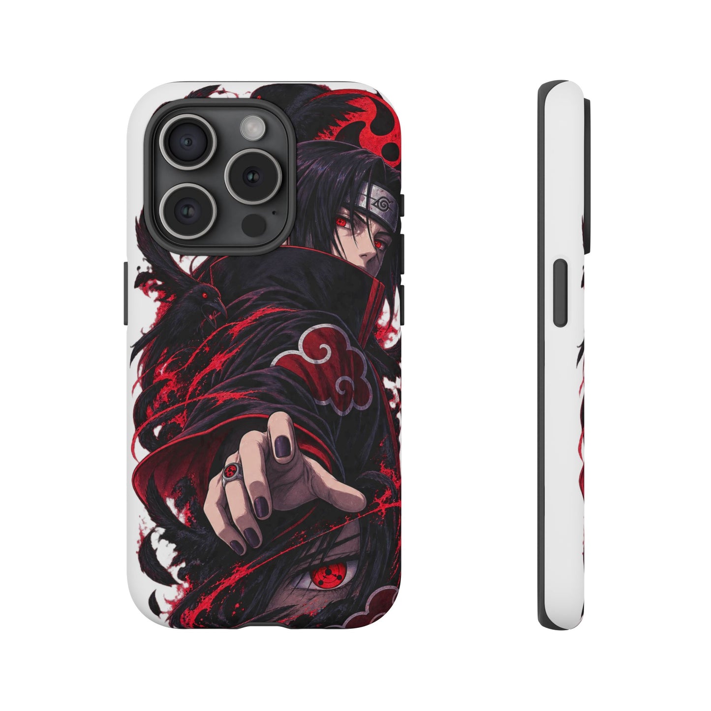 Itachi Uchiha Anime Phone Case — Akatsuki Sharingan Tough Case