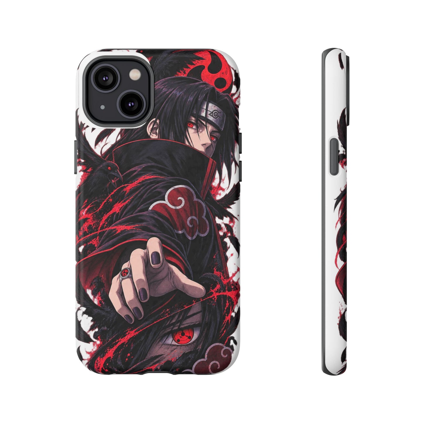 Itachi Uchiha Anime Phone Case — Akatsuki Sharingan Tough Case