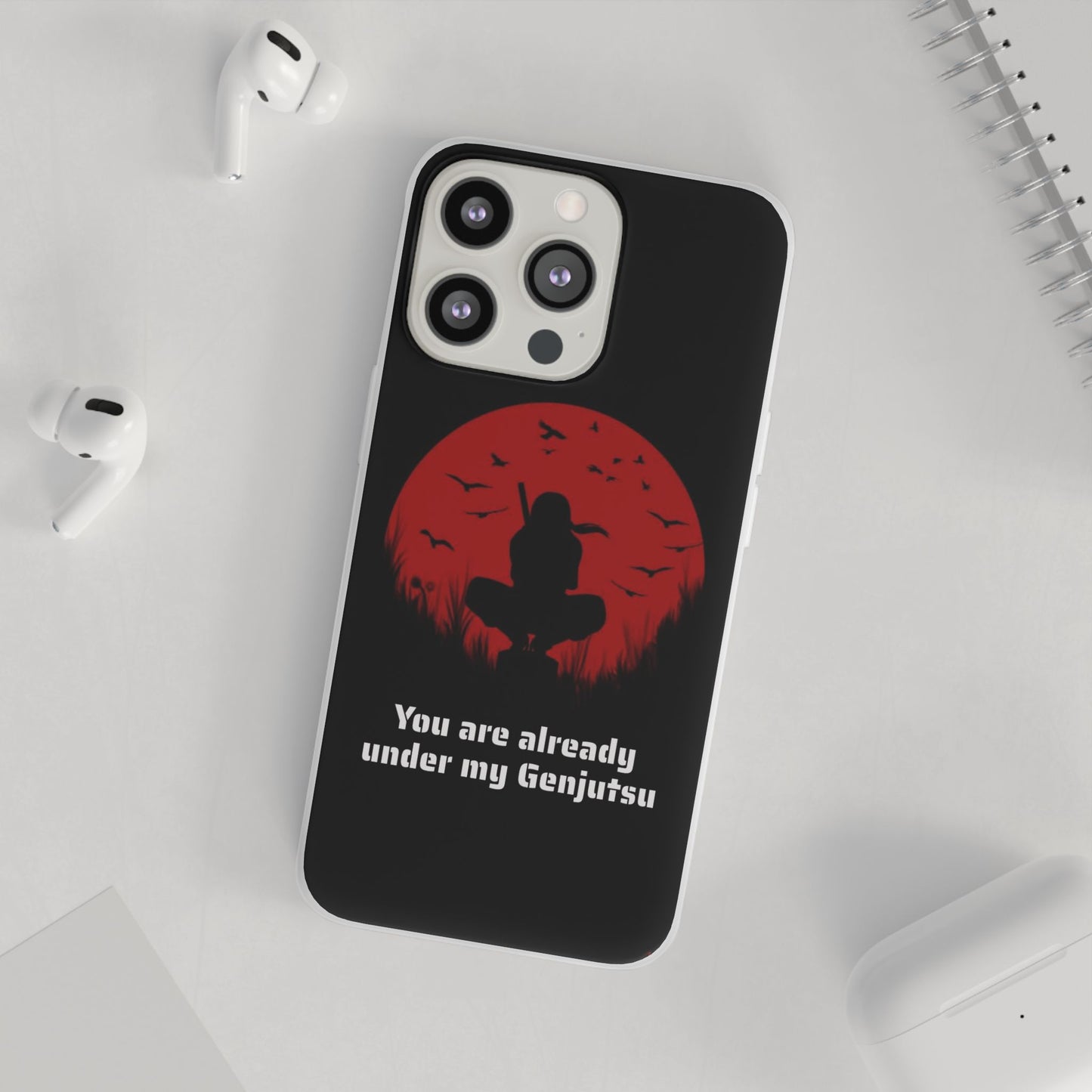 Itachi Genjutsu Silhouette Phone Case