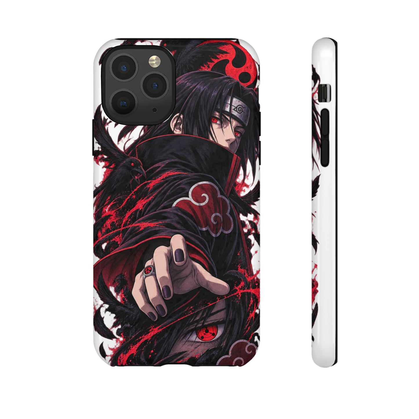 Itachi Uchiha Anime Phone Case — Akatsuki Sharingan Tough Case