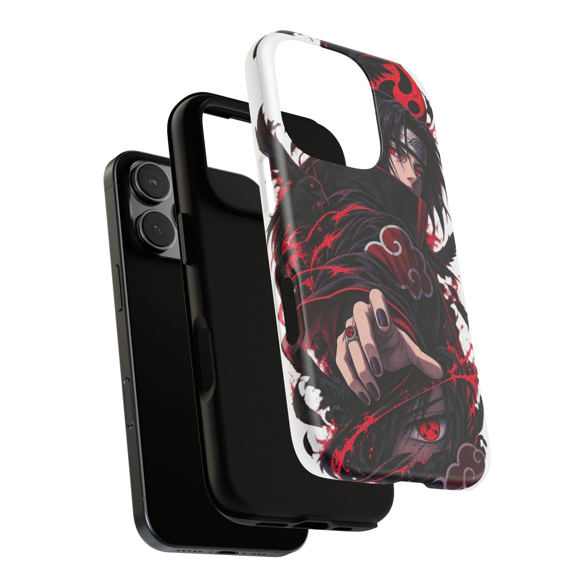 Itachi Uchiha Anime Phone Case — Akatsuki Sharingan Tough Case