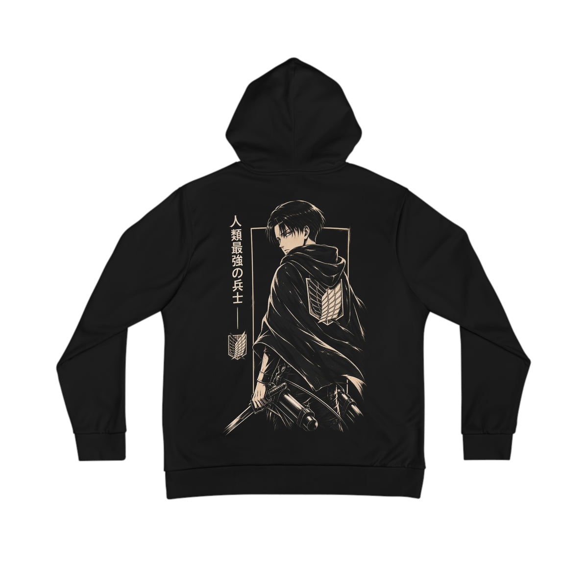 Scout Regiment Anime Hoodie — Levi Ackerman Inspired Survey Corps Design