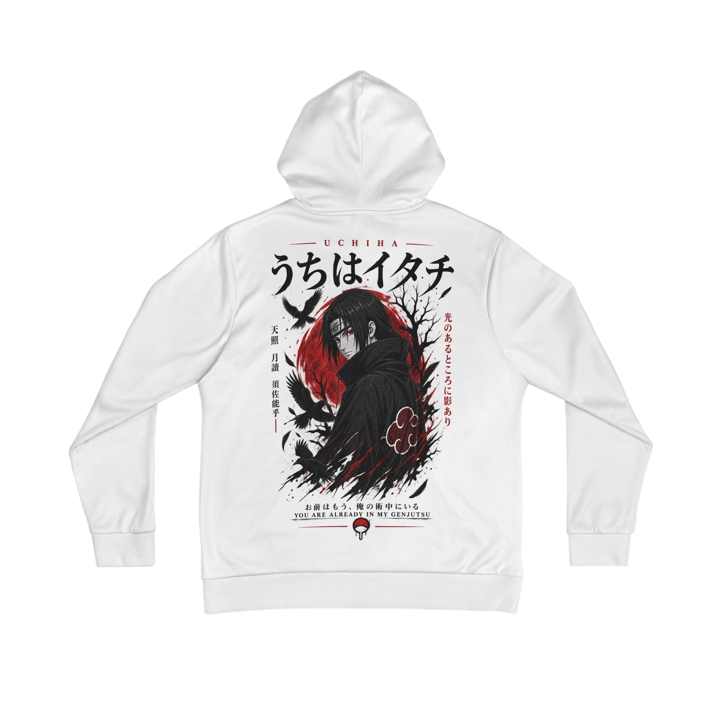 Itachi Uchiha Graphic Hoodie — Anime Naruto Back Print