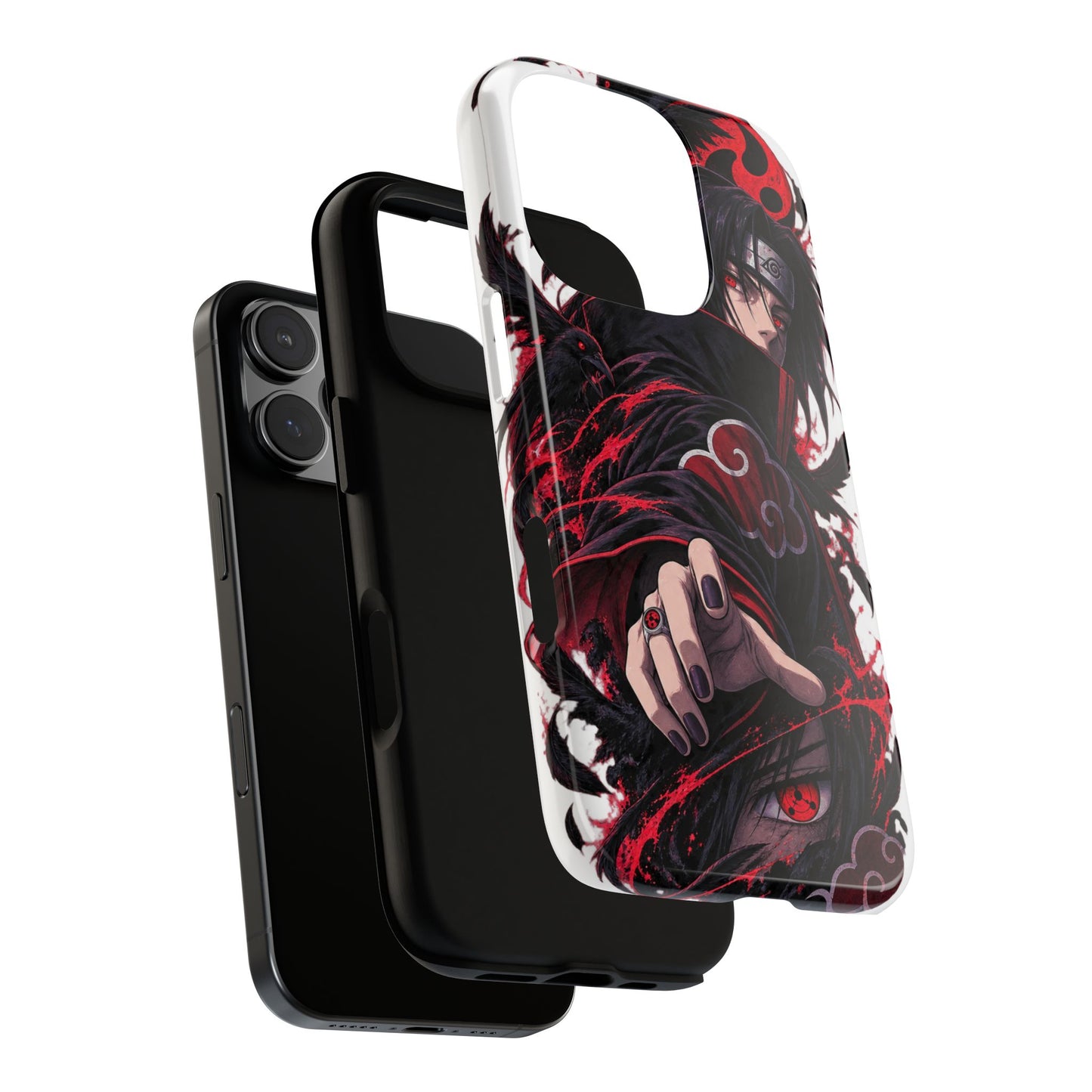 Itachi Uchiha Anime Phone Case — Akatsuki Sharingan Tough Case