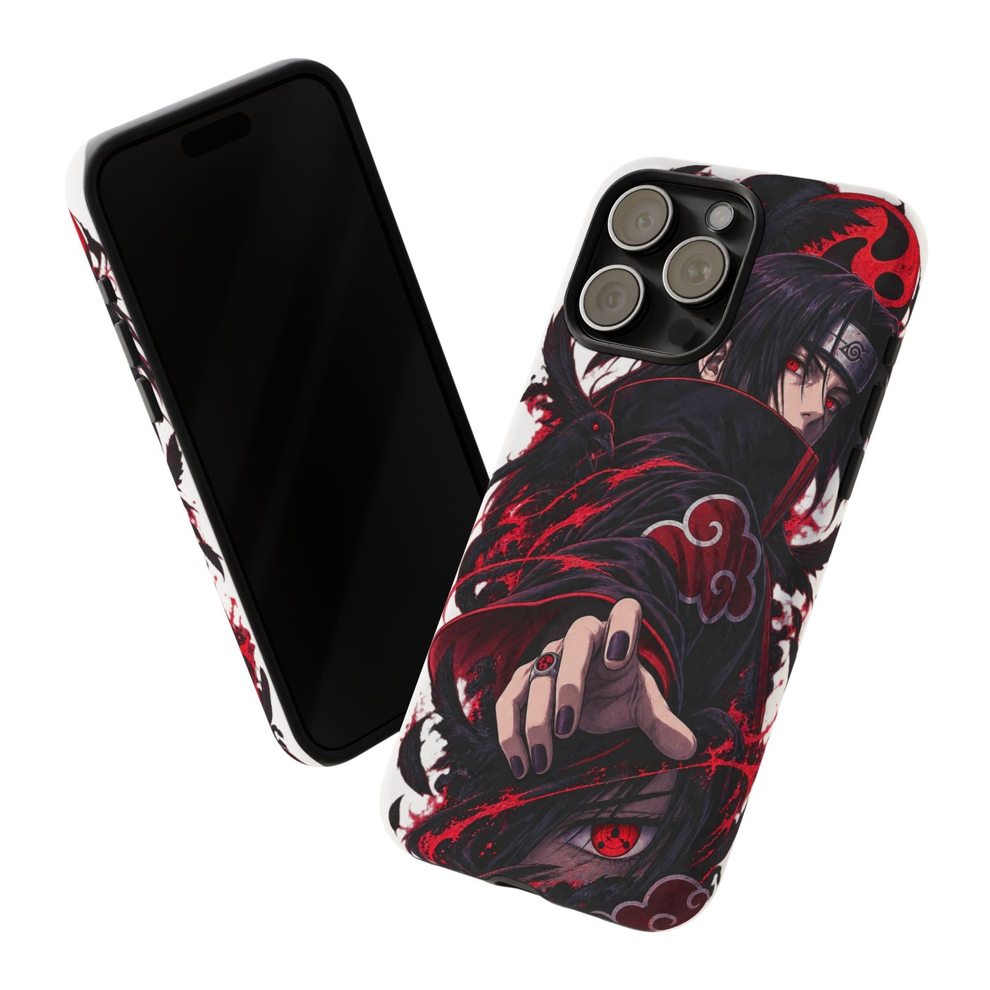 Itachi Uchiha Anime Phone Case — Akatsuki Sharingan Tough Case