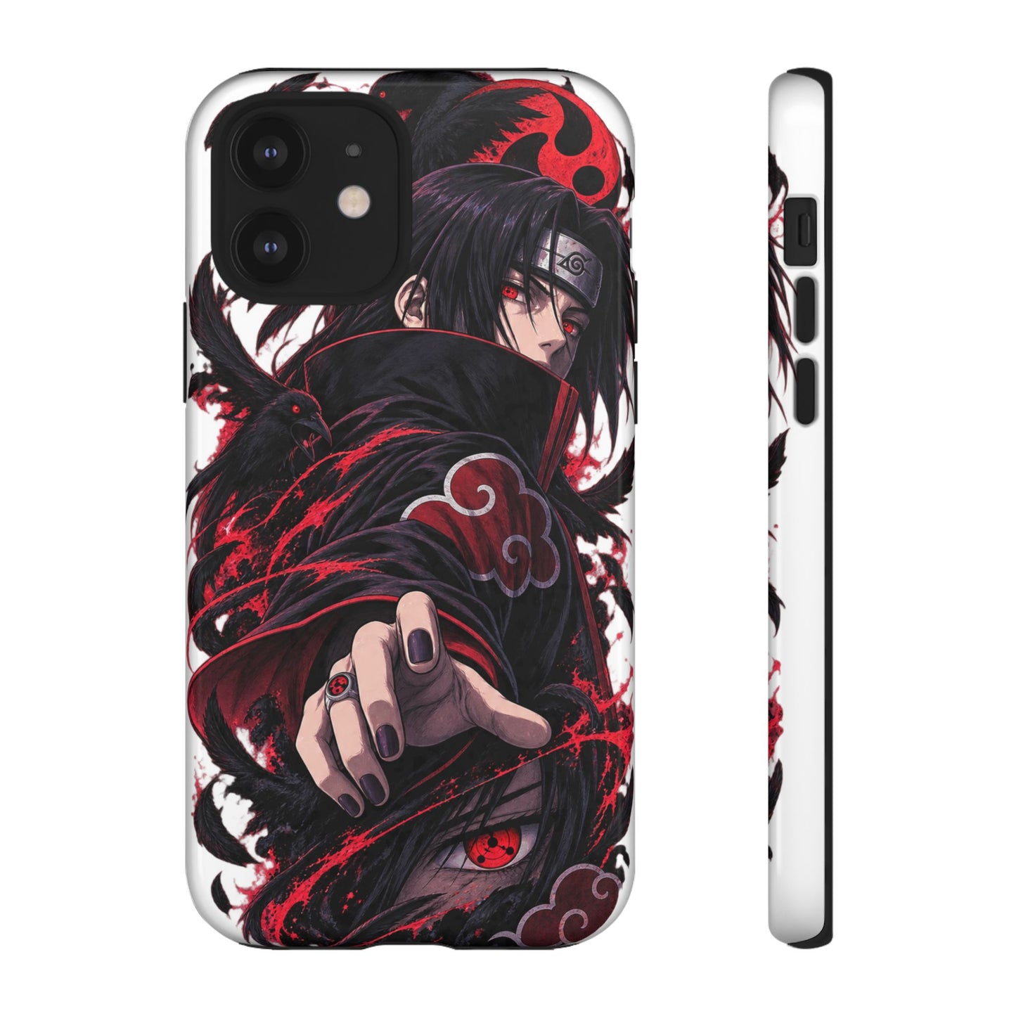 Itachi Uchiha Anime Phone Case — Akatsuki Sharingan Tough Case