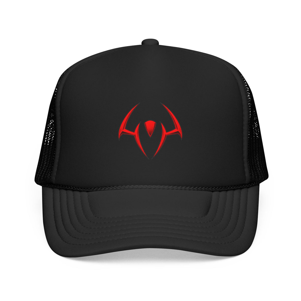 “Cursed Mark" Hat — Red Stylized Spider Emblem Cap