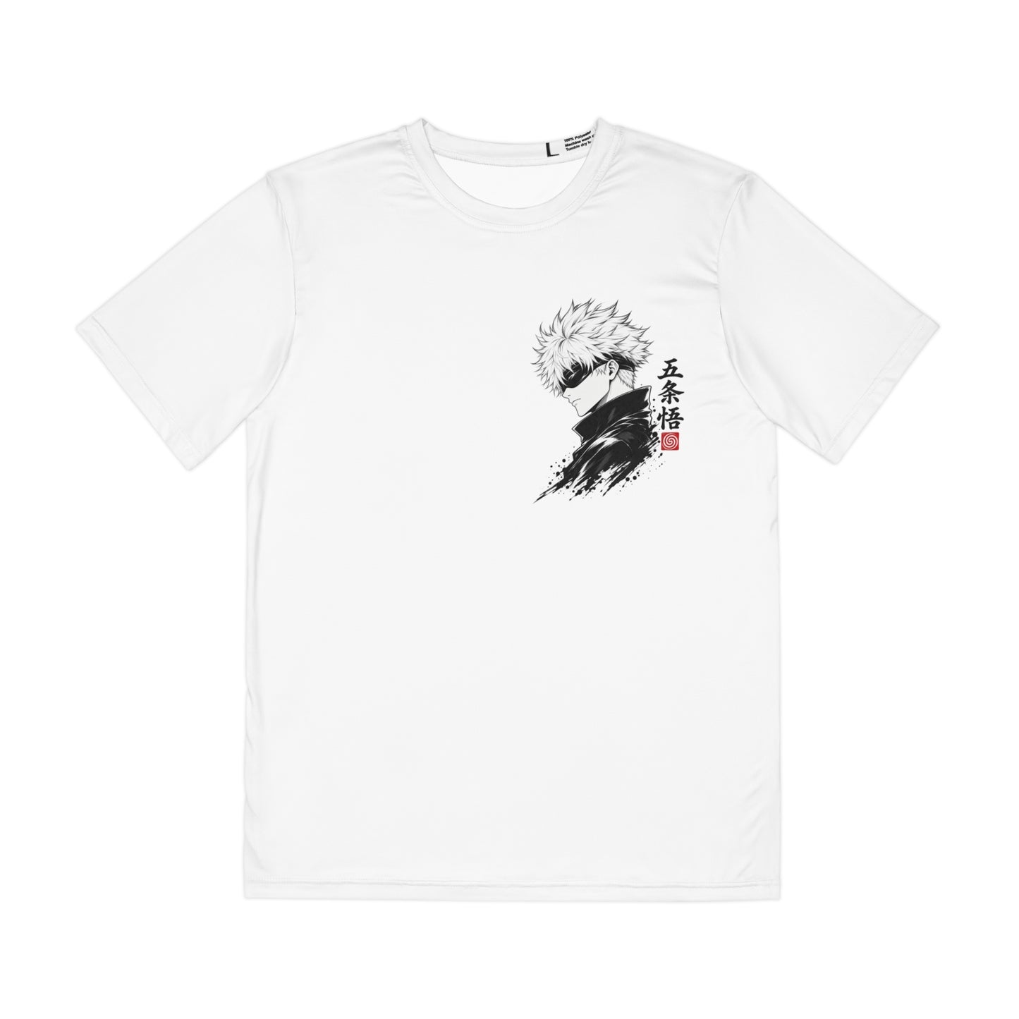Crimson Infinity Tee — "Even Alone, Be Strong" Graphic Anime T-Shirt