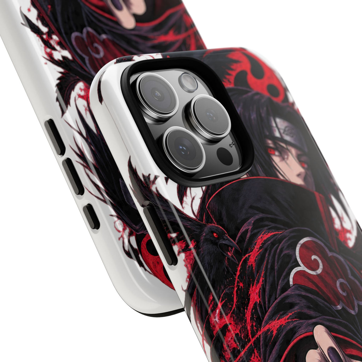 Itachi Uchiha Anime Phone Case — Akatsuki Sharingan Tough Case