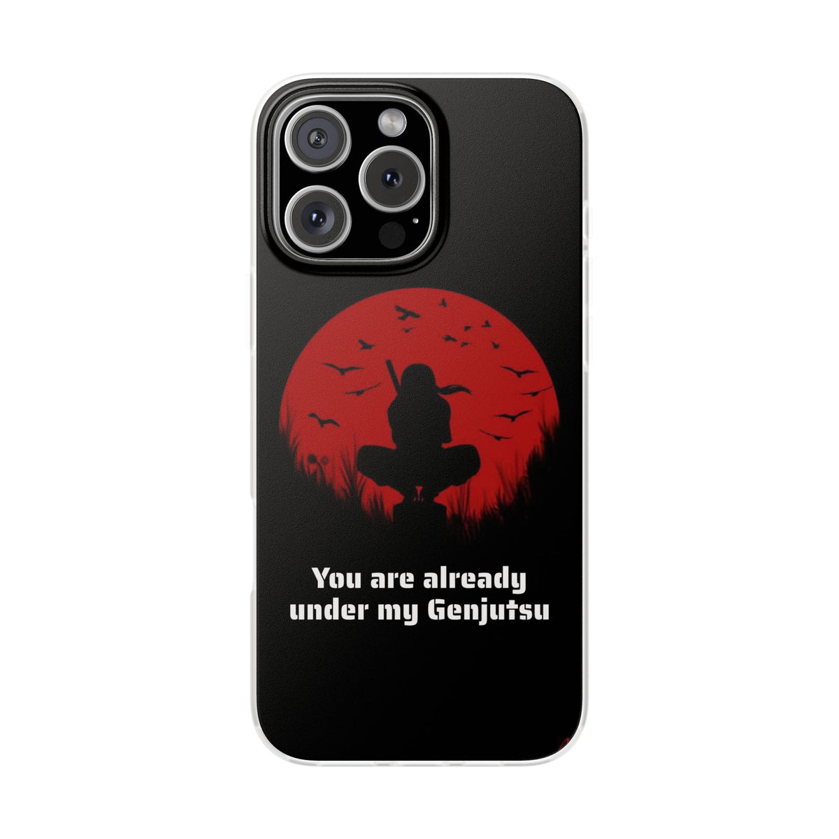 Itachi Genjutsu Silhouette Phone Case