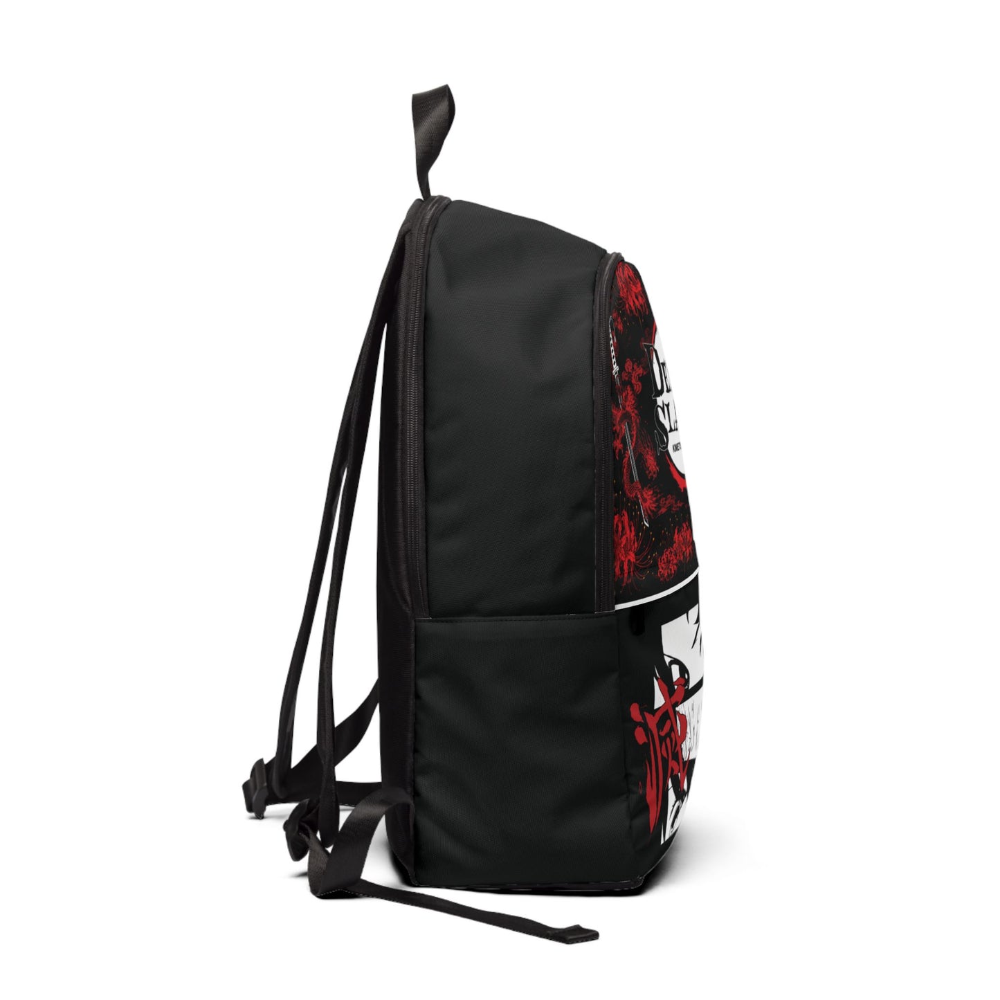 Demon Slayer Anime Backpack – Red Moon & Character Eyes School Bag