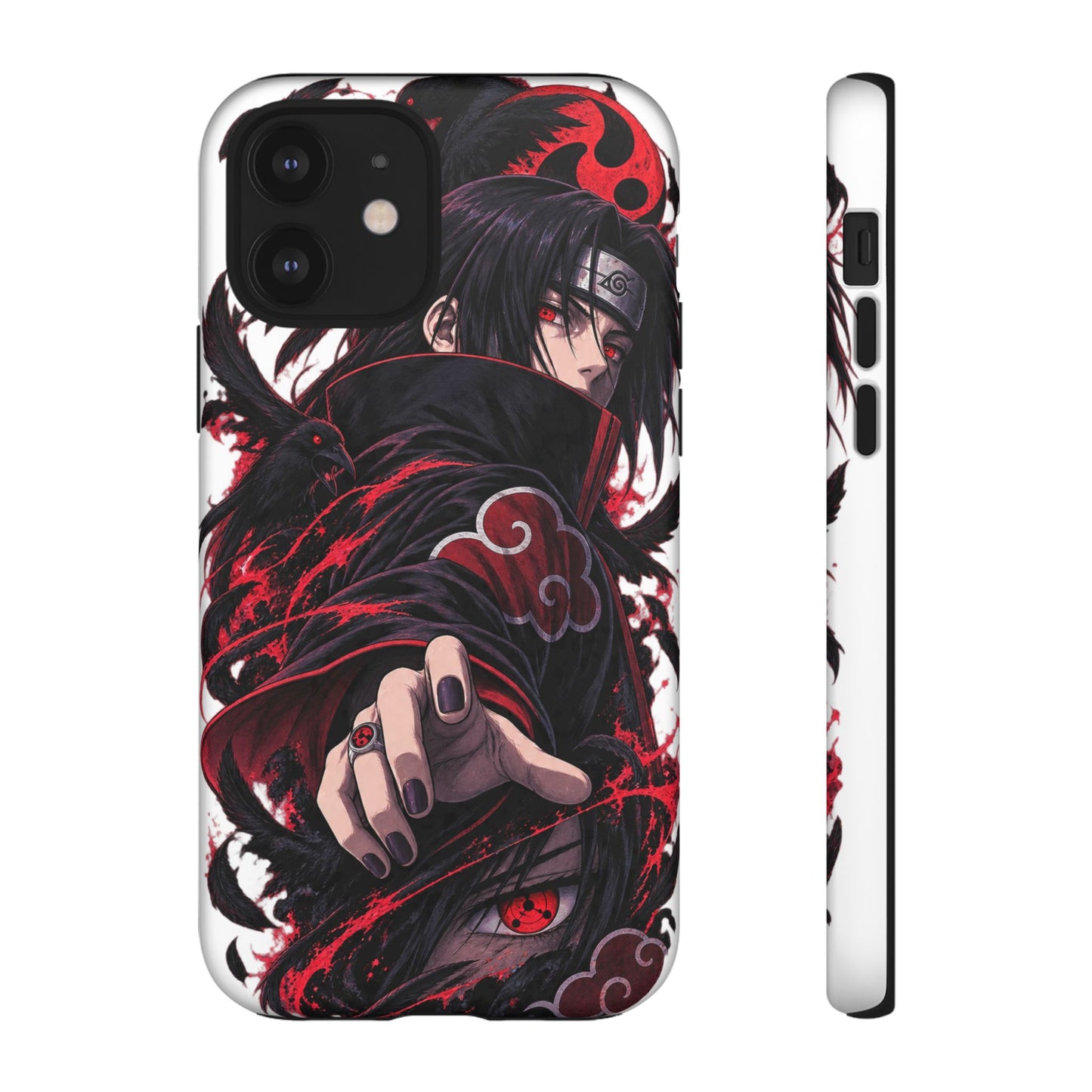 Itachi Uchiha Anime Phone Case — Akatsuki Sharingan Tough Case