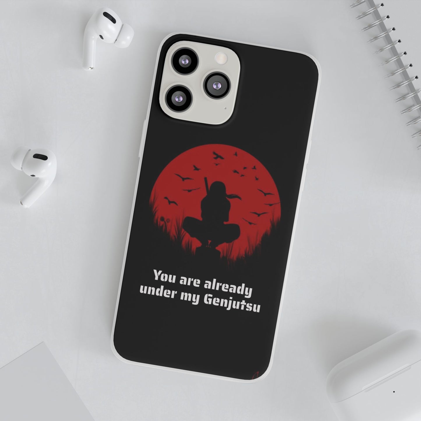 Itachi Genjutsu Silhouette Phone Case