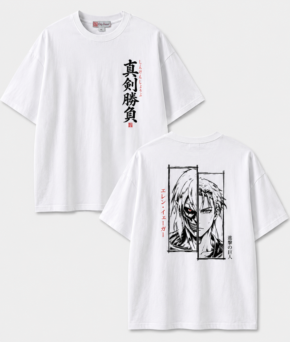 Eren Yeager "Attack On Titan" Back-Print Anime T-Shirt