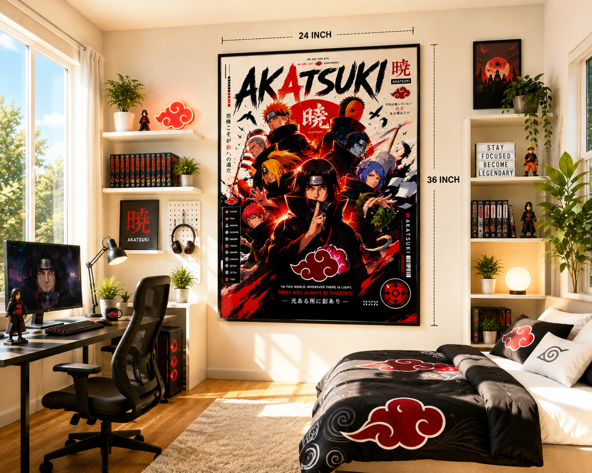 Akatsuki Anime Poster — Group Art Satin/Matte Print