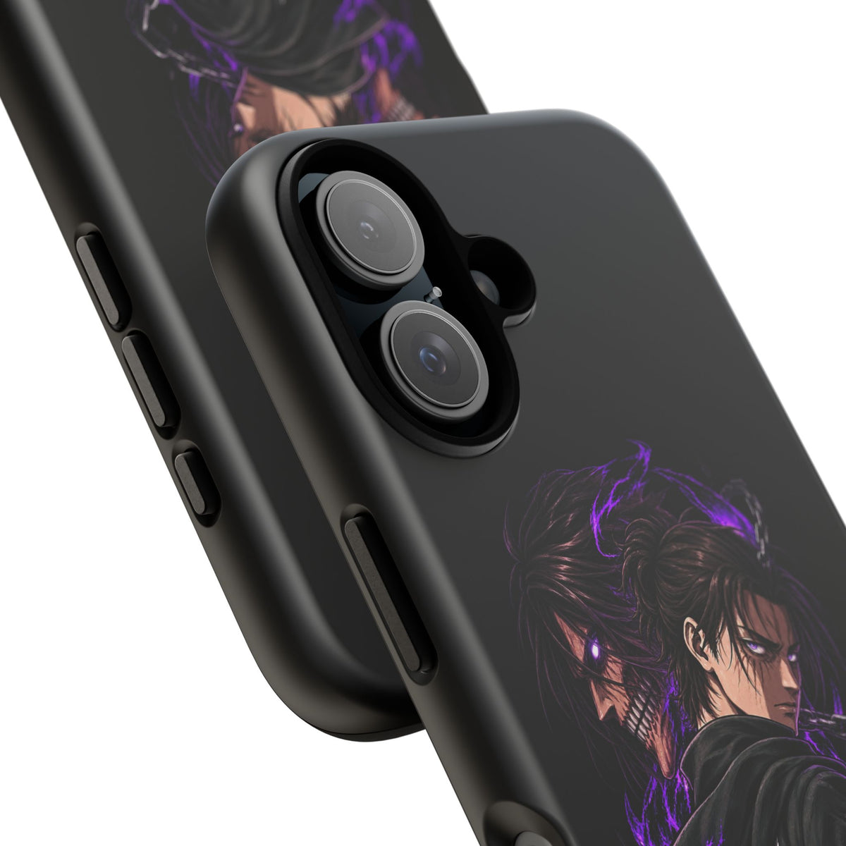 Anime Eren Yeager Dark Purple Aura Phone Case