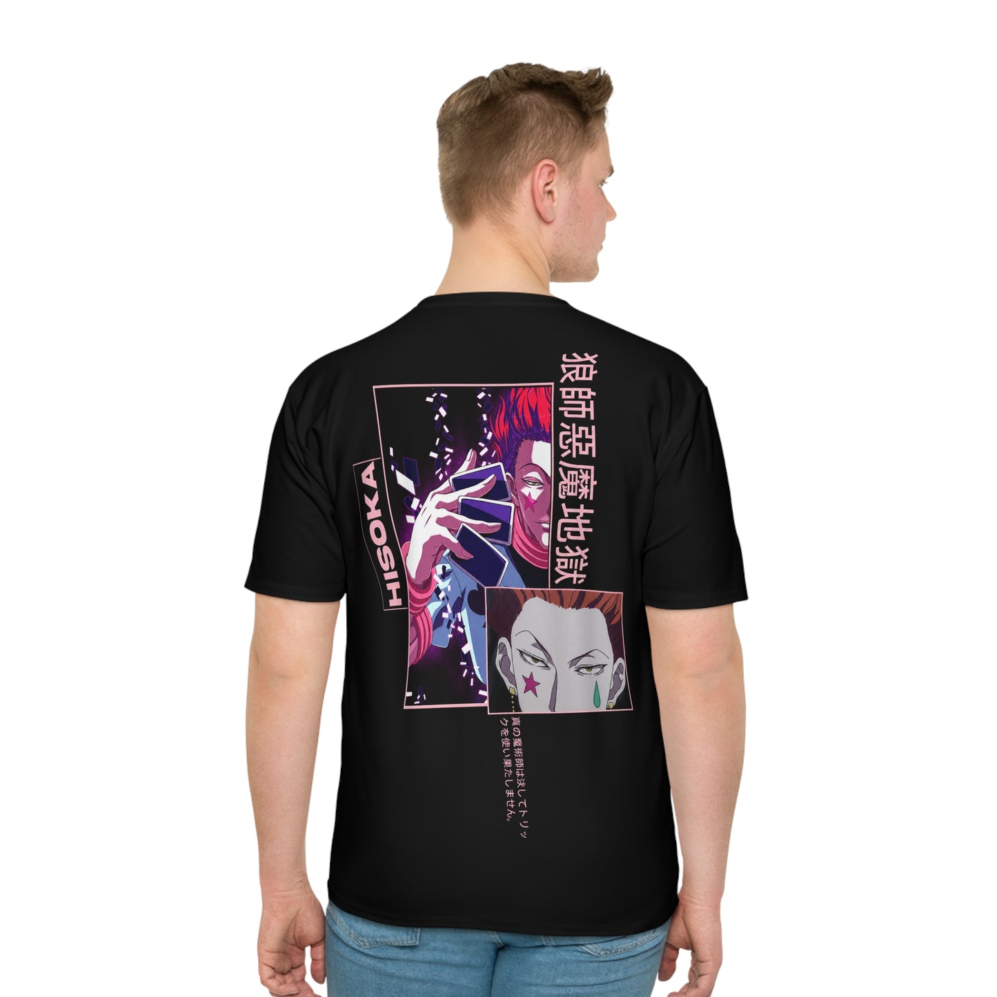 Hunter x Hisoka Anime Graphic T-Shirt — Retro Cyberpunk HXH Aesthetic
