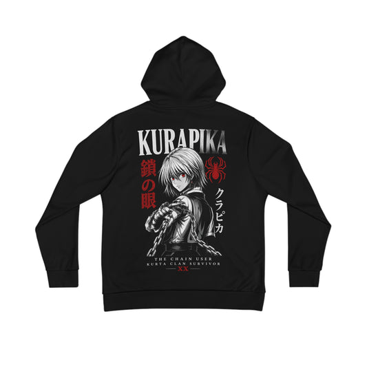Kurapika Anime Hoodie — Chains & Scarlet Eyes Graphic Pullover