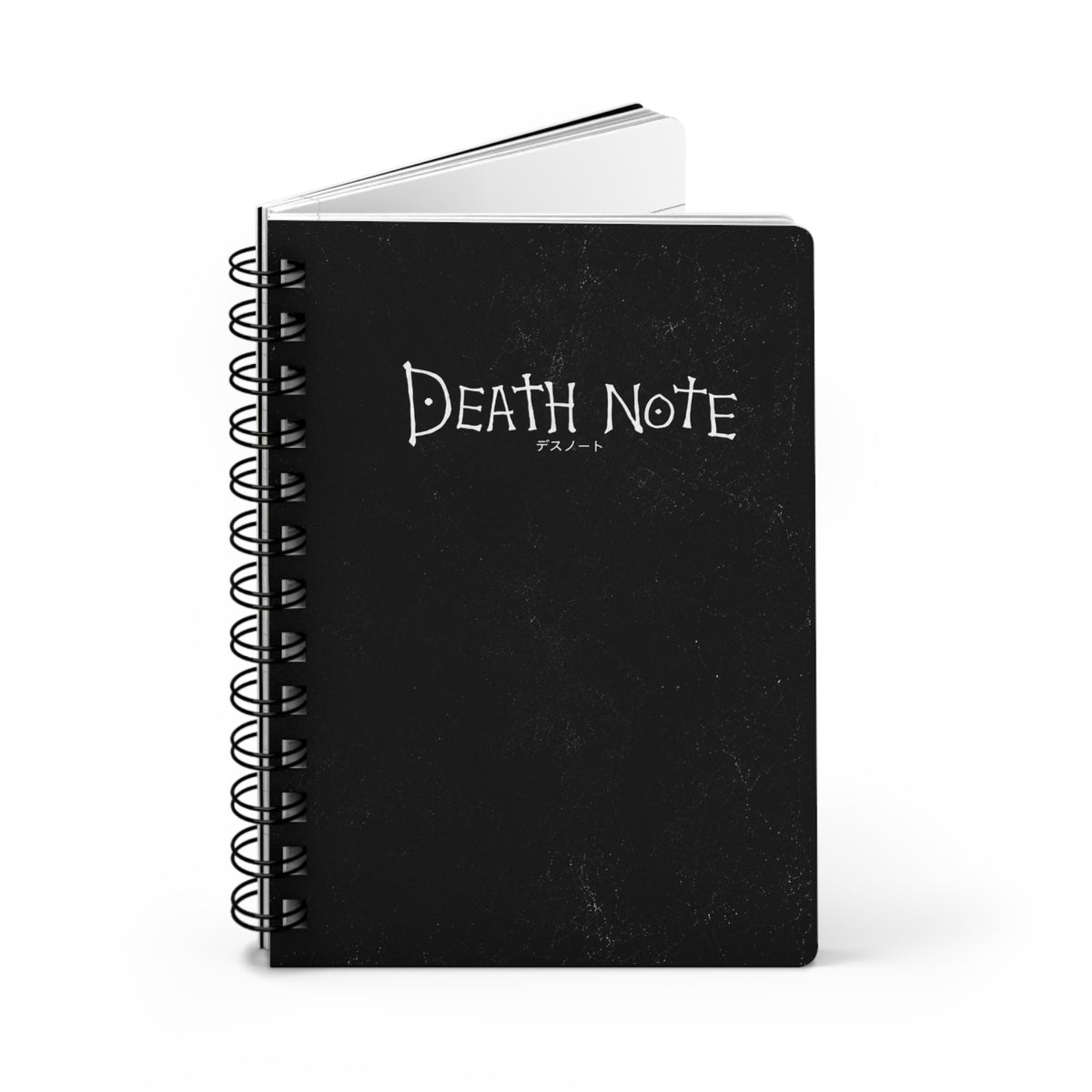 Death Note Spiral Journal — Black Manga Notebook