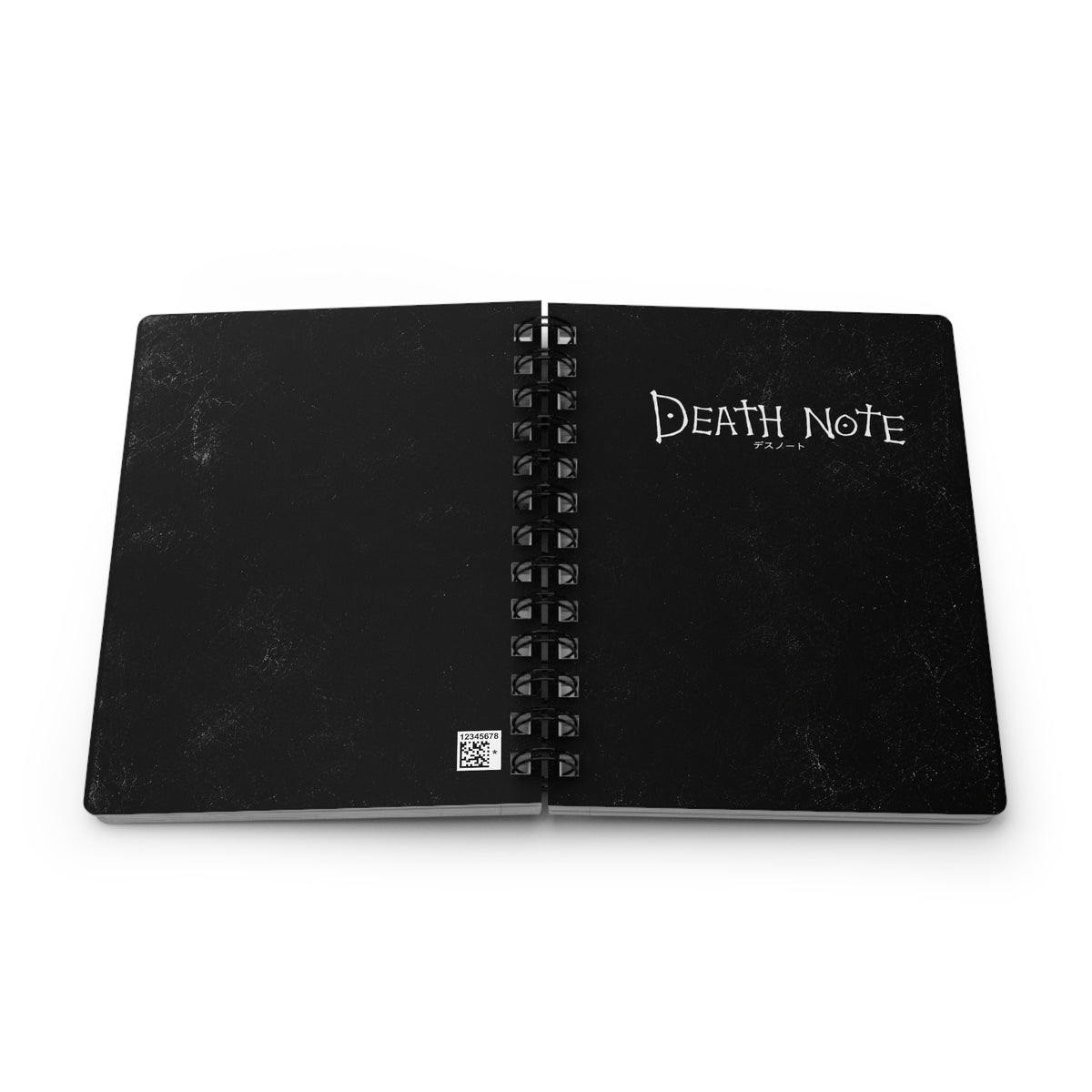 Death Note Spiral Journal — Black Manga Notebook
