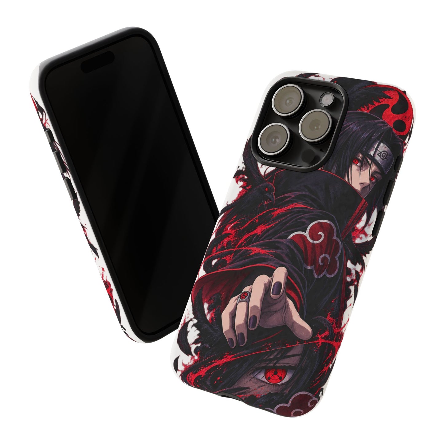 Itachi Uchiha Anime Phone Case — Akatsuki Sharingan Tough Case