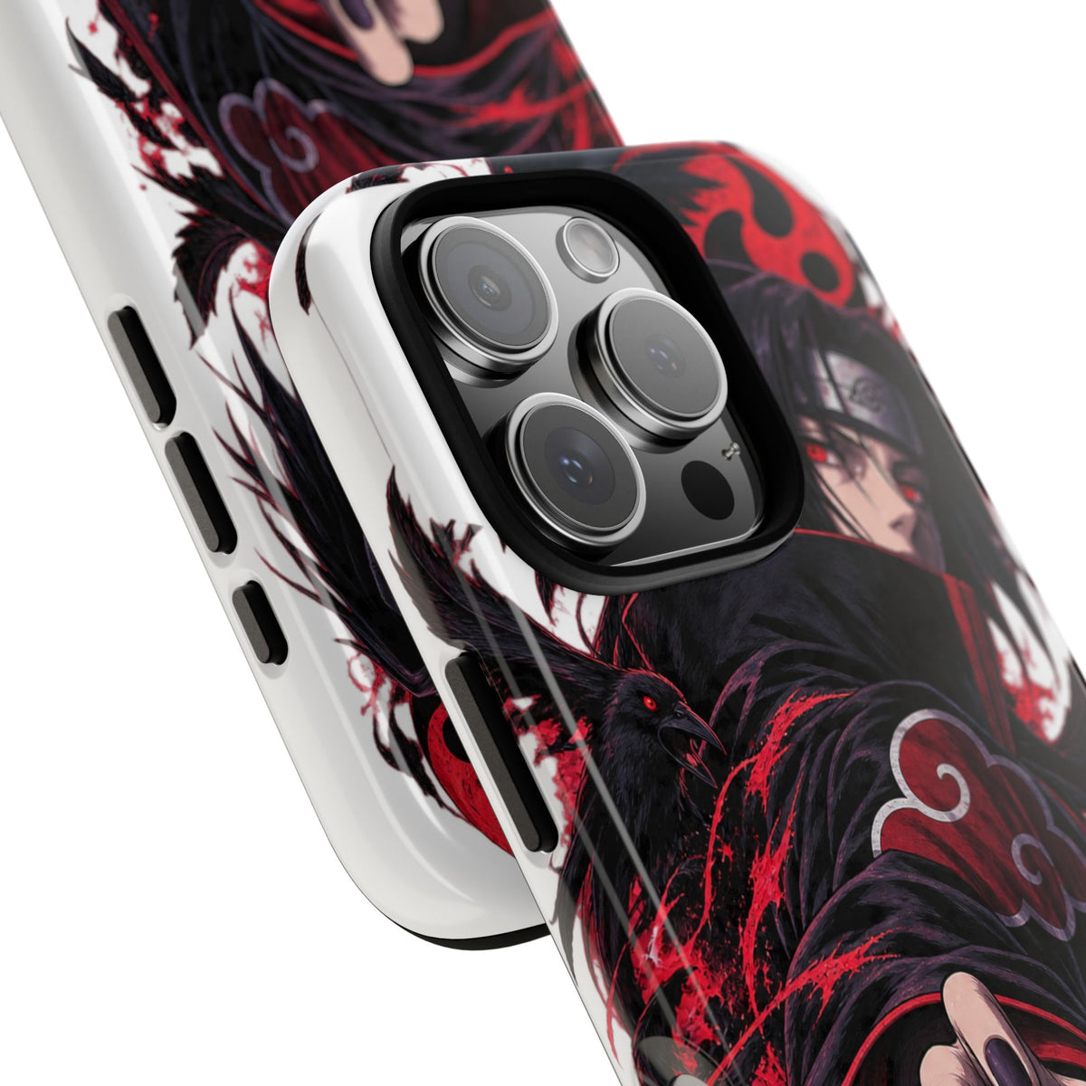 Itachi Uchiha Anime Phone Case — Akatsuki Sharingan Tough Case