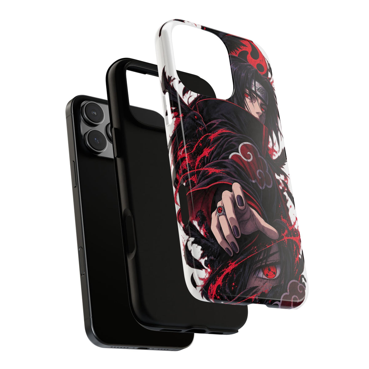 Itachi Uchiha Anime Phone Case — Akatsuki Sharingan Tough Case