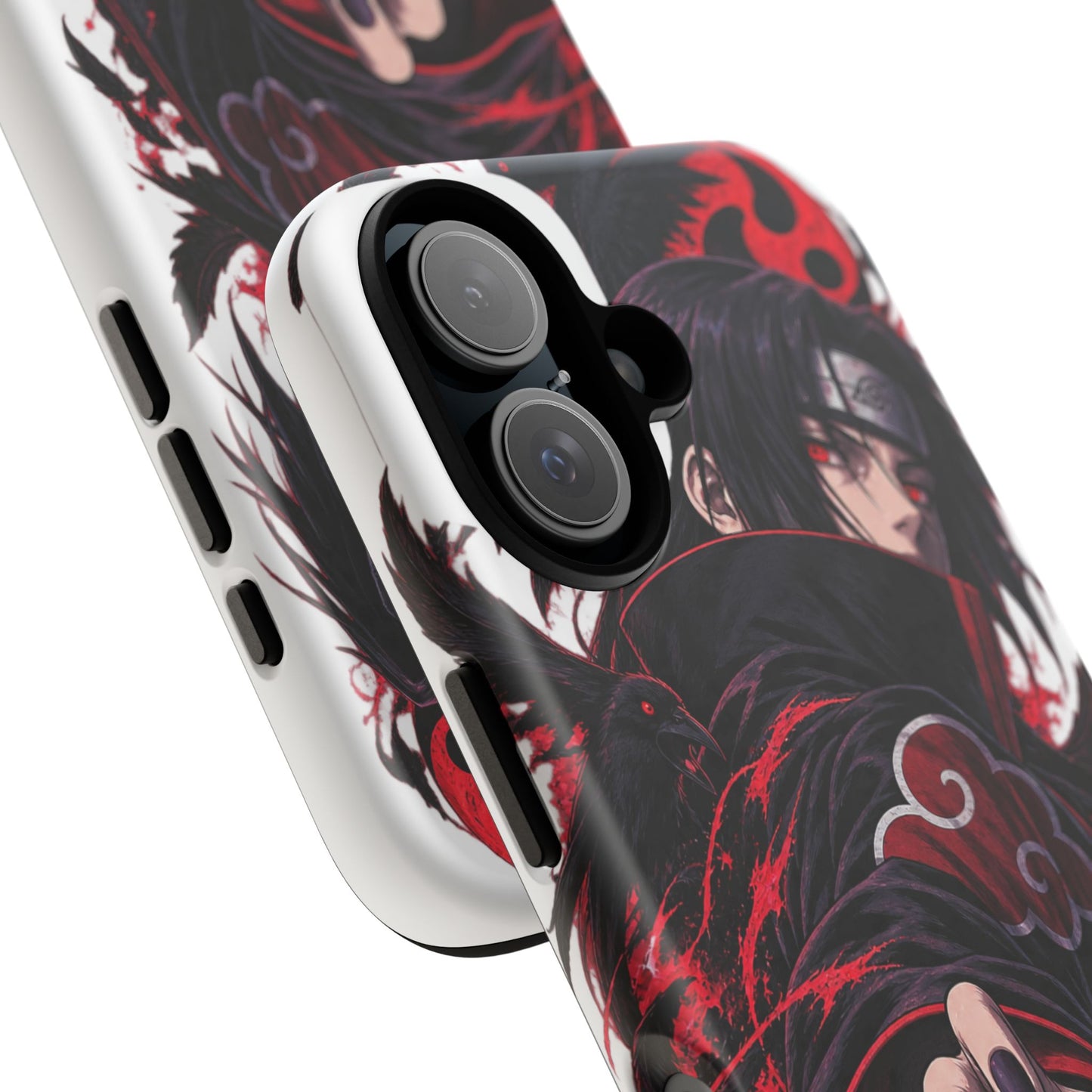 Itachi Uchiha Anime Phone Case — Akatsuki Sharingan Tough Case
