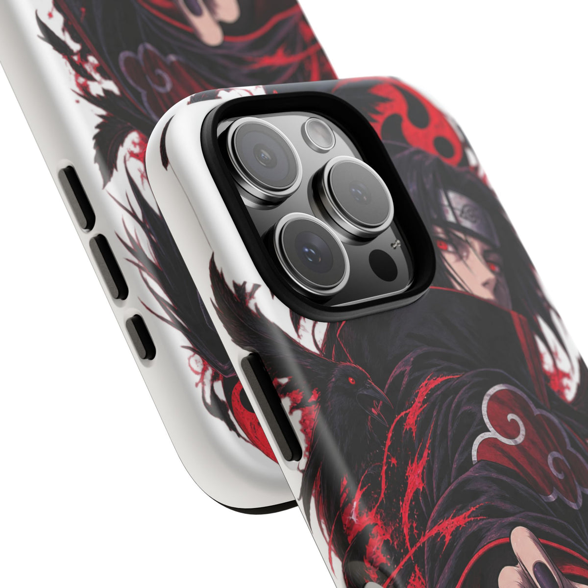 Itachi Uchiha Anime Phone Case — Akatsuki Sharingan Tough Case
