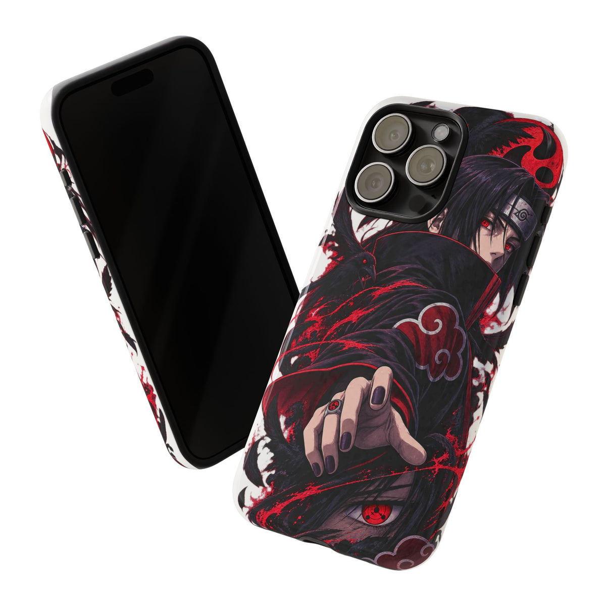 Itachi Uchiha Anime Phone Case — Akatsuki Sharingan Tough Case