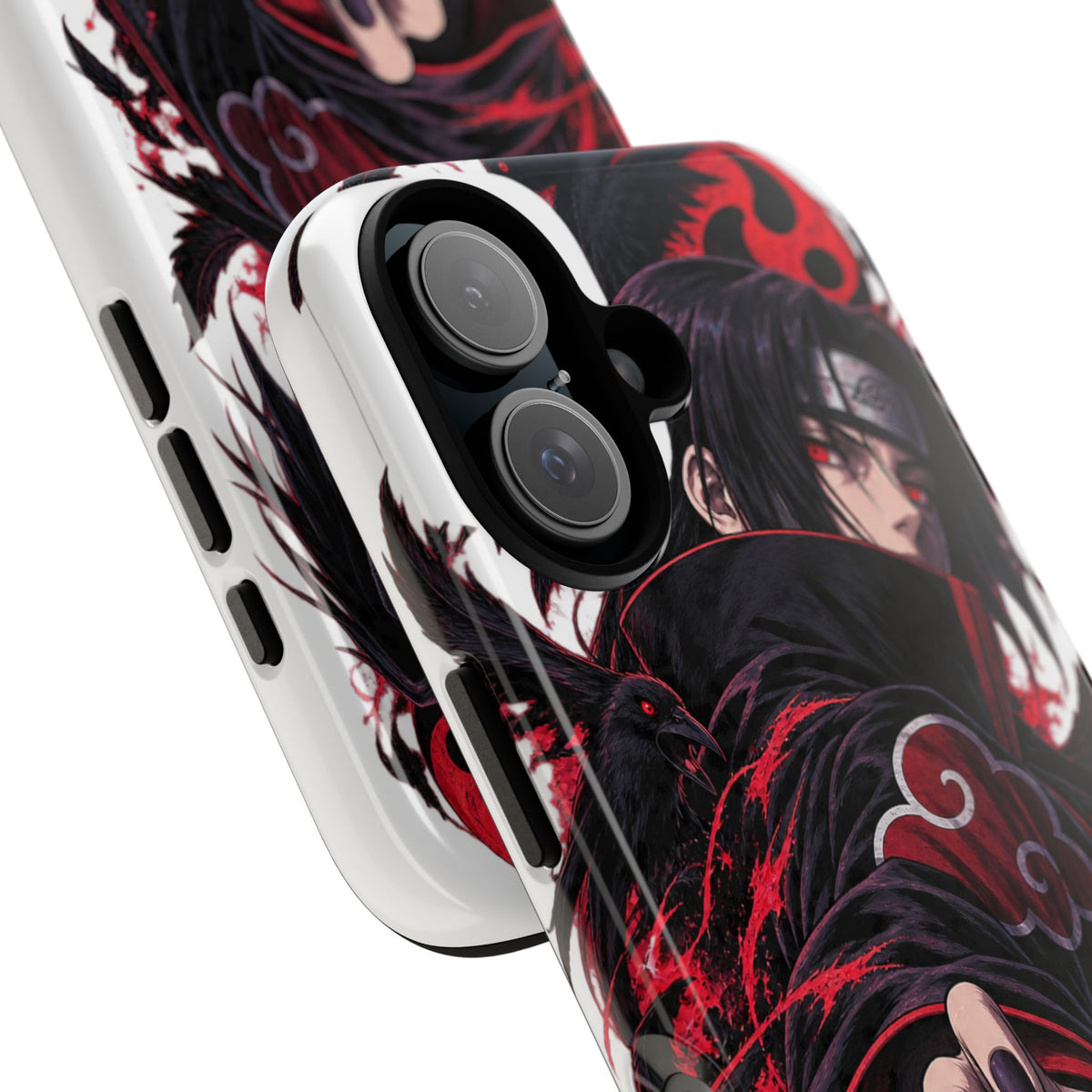 Itachi Uchiha Anime Phone Case — Akatsuki Sharingan Tough Case